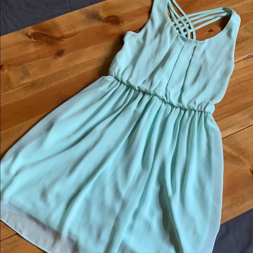 Turquoise dress